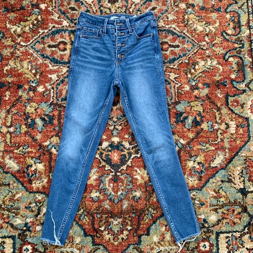 Old Navy Rockstar Super Skinny Extra High Rise, Size 0